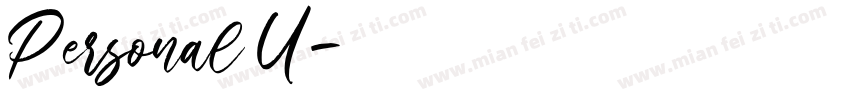 Personal U字体转换